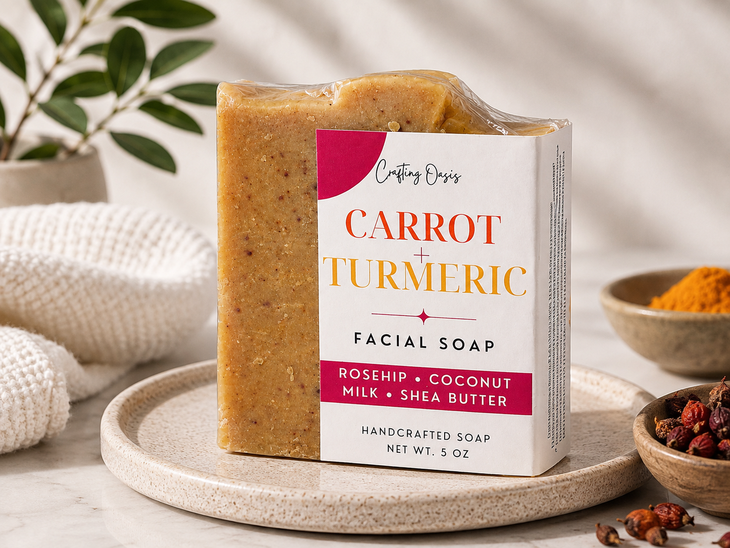 Carrot + Turmeric Facial Soap