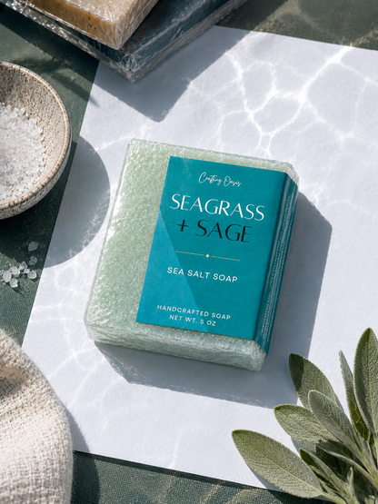Seagrass + Sage Sea Salt Soap