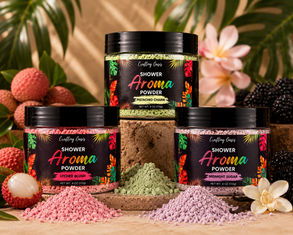 Luxury Shower Aroma Powder | Aromatherapy Shower Powder