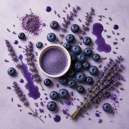 Blueberry & Lavender Powder-to-Foam Facial Cleanser | Gentle Daily Cleanser
