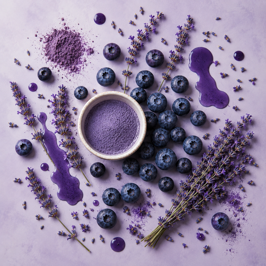 Blueberry & Lavender Powder-to-Foam Facial Cleanser | Gentle Daily Cleanser