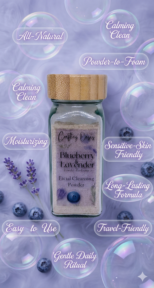 All Natural Powder to Foam Facial Cleanser